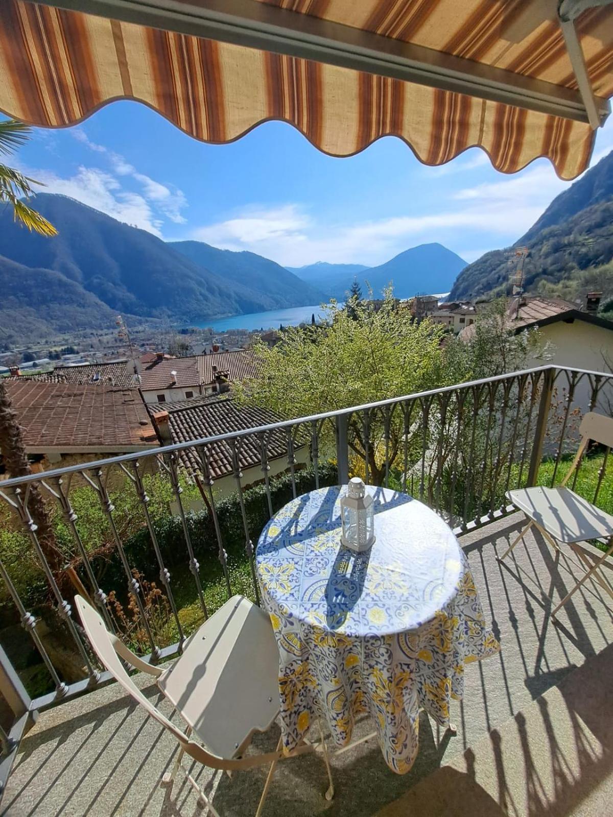 Casa Vista E Giardino Porlezza